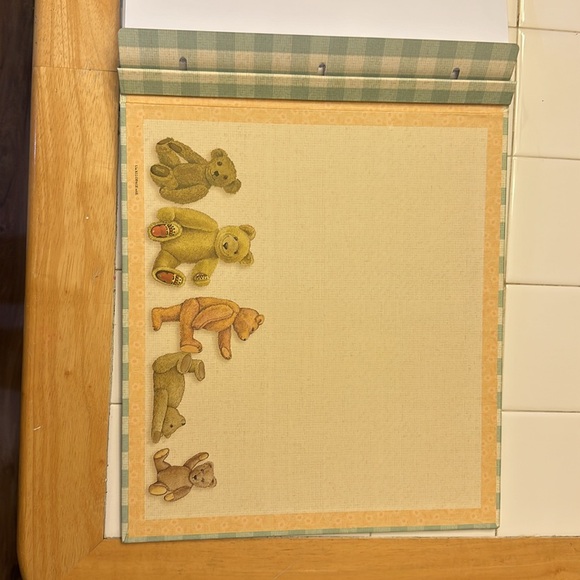 12 x 12 Teddy Bears Frame a name scrapbook photo album - Picture 4 of 5